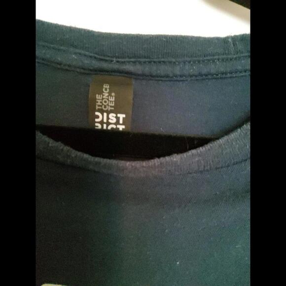 District Concert Tee Pilot Company Navy Blue Men's T-Shirt M - Picture 4 of 5